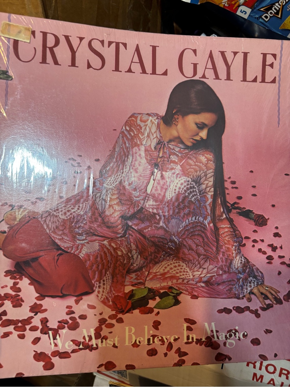 Crystal Gayle We must Believe in Magic LP Vinyl Record 1977